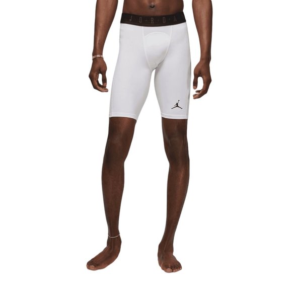 Nike Air Jordan Jumpman Compression Shorts DM1813-100 White / Black - Picture 1 of 5